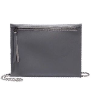 Vegan Leather Crossbody Clutch Handbag